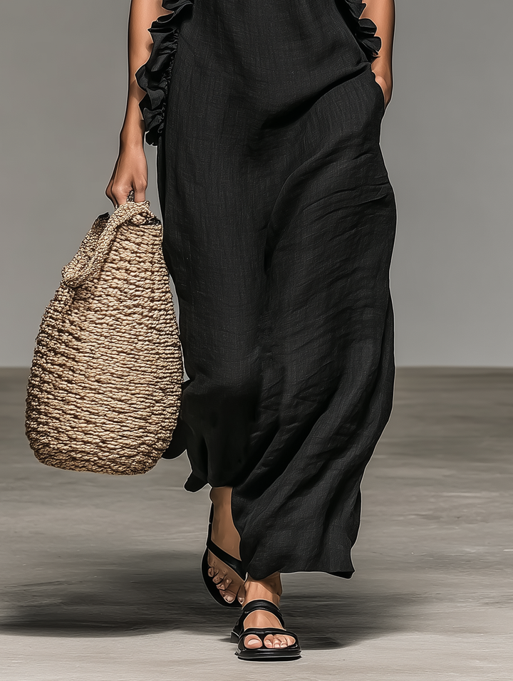 Marianna | Abito Maxi con Tasche